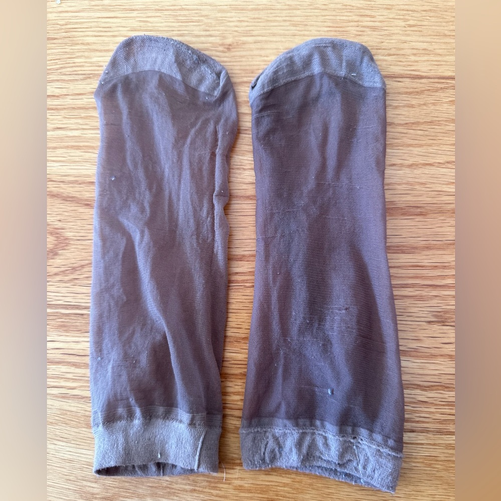 Calvin Klein tan nylon socks